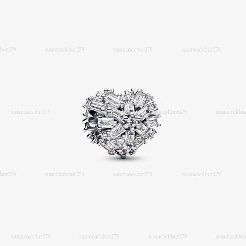 Pandora Sparkling Heart Charm